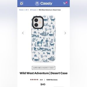 Wild West Adventure iPhone 12 Case